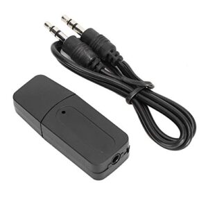 3.5mm aux speaker wireless adapter usb bluetooth receiver 5v portable car stereo adapters transmitters with 3.5mm cable for tv, video & home audio