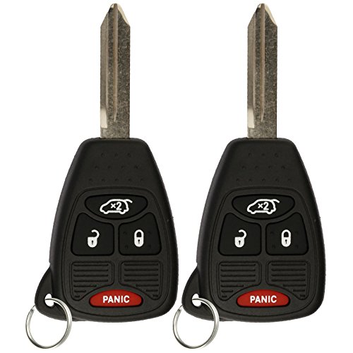 KeylessOption Keyless Entry Remote Control Car Key Fob Replacement Uncut Key for M3N5WY72XX (Pack of 2)