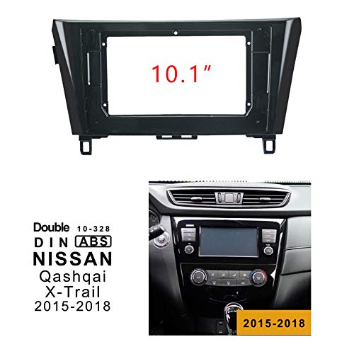 10.1 Inch Double DIN Installation Dash Kit For NISSAN Qashqai X-Trail 2015-2018 Install Mount kit Car Frame Car Stereo EZoneTronics