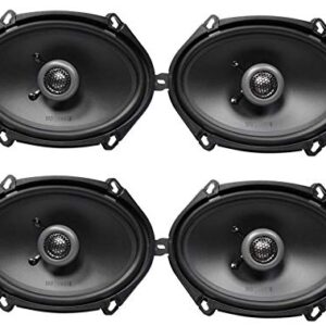 MB Quart (4) FKB168 6x8 200 Watt Car Stereo Coaxial Speakers