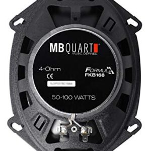 MB Quart (4) FKB168 6x8 200 Watt Car Stereo Coaxial Speakers