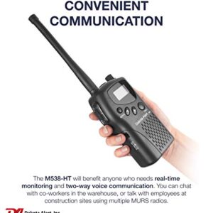 Dakota Alert MURS Radio - M538-HT MURS Wireless VHF Transceiver - Handheld 2-Way Radio License Free - Multi-Use Radio Service, MURS Walkie Talkie