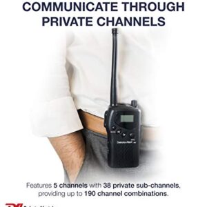 Dakota Alert MURS Radio - M538-HT MURS Wireless VHF Transceiver - Handheld 2-Way Radio License Free - Multi-Use Radio Service, MURS Walkie Talkie