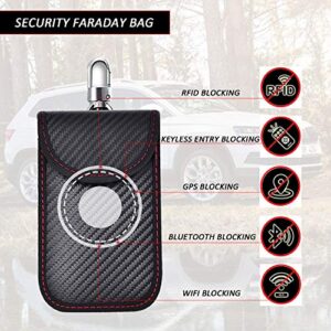 Todoxi Faraday Key Fob Protector (2 pack) Faraday Bags Car Key Signal Blocking, Car Security Protection Pouch