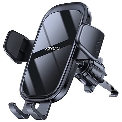 1Zero Universal Phone Holder for Car [Super Stable & Hands-Free] Car Vent Phone Mount [Thick Case & Big Phone Friendly] Car Phone Holder Mount for Vent Dashboard Windshield