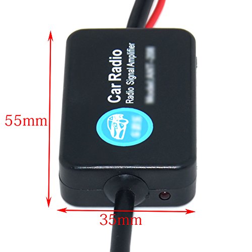 Auto Wayfeng WF® 12V Car Radio Signal Amplifier Antenna Auto Antenna Booster for Car Radio Antenna