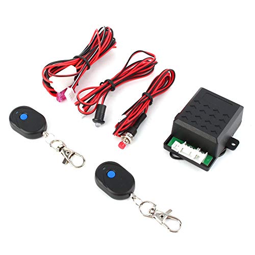 Universal 12V Car Alarm Immobilizer Anti Theft System + 2 Remote Controller