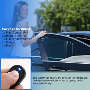 Universal 12V Car Alarm Immobilizer Anti Theft System + 2 Remote Controller