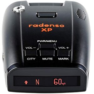 radenso xp radar detector with less false alerts, long range, usa technical support, gps lockouts