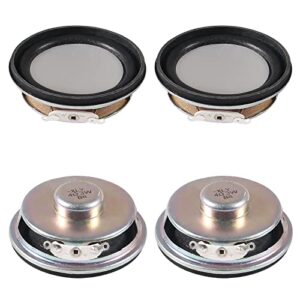 DIANN 4pcs 1.5" 4Ohm 3W Full Range Audio Speaker Stereo Woofer Loudspeaker DIY Speaker