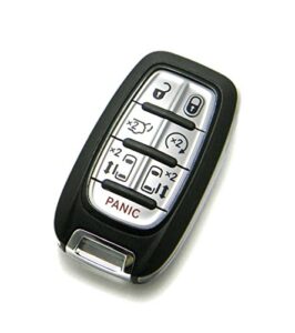 7-button smart proximity key fob compatible with chrysler pacifica (fcc id: m3n-97395900 / p/n: 68217832)