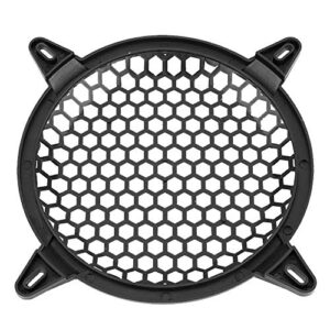 Dweekiy Speaker Cover, Car Audio Plastic Mesh Cover Woofer Speaker Modification Protect Guard(6inch)