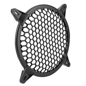 Dweekiy Speaker Cover, Car Audio Plastic Mesh Cover Woofer Speaker Modification Protect Guard(6inch)