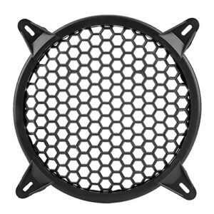 Dweekiy Speaker Cover, Car Audio Plastic Mesh Cover Woofer Speaker Modification Protect Guard(6inch)