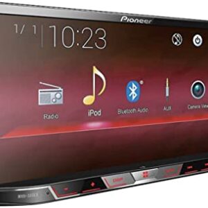 Pioneer MVH-300EX Double Din Digital Multimedia Video Receiver with 7" WVGA Touchscreen Display Built-in Bluetooth