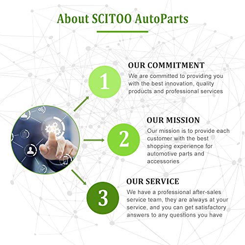 SCITOO Compatible fit for 2PCS Uncut Keyless Entry Remote Key Fob 4 Button Replacement for Jeep/for Dodge/for Chrysler Series OHT692713AA