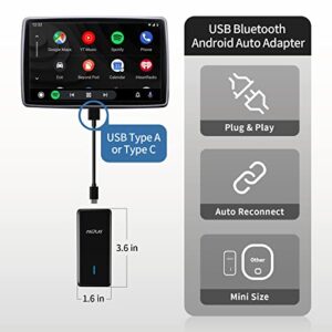 2023 Android Auto Wireless Adapter for Factory Wired AA 2016+ Cars Converts Wired Android Auto to Wireless Dongle