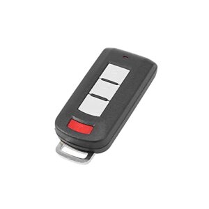 a absopro keyless entry remote ouc644m-key-n key fob for mitsubishi outlander 2008-2018