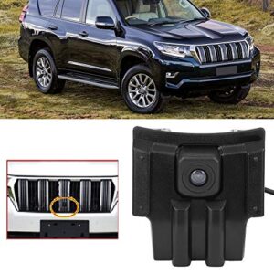 Car Forward View Camera Fit for Toyota Land Cruiser Prado 2018? 2019, ABS Car Front View Grille Camera CCD HD Parking Forward Camera