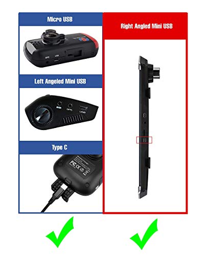 15ft Micro USB & Mini USB Dash Cam &Type-C Hardwire Kit w. Mini(ACS)/LP Mini(ACN)/ATO(ATC or ACU)/Micro2(ACZ) Fuse, Micro to Mini/USB-C Port Adapters & 11.9V Real Battery Drain Protection