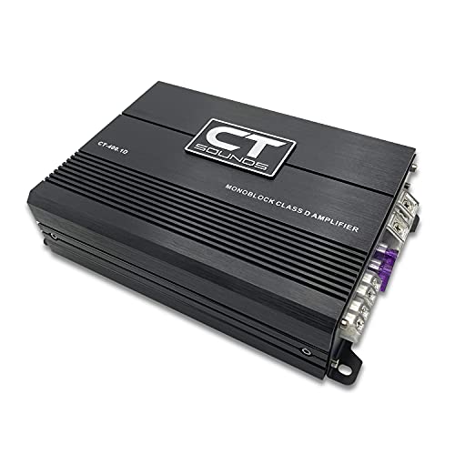 CT Sounds CT-400.1D Compact Class D Car Audio Monoblock Amplifier, 400 Watts RMS