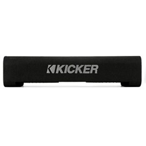 KICKER TRTP 8-inch (20cm) Thin Down Firing Subwoofer and Passive Radiator Enclosure, 2-Ohm, RoHS Compliant