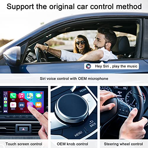 MADIT Wireless CarPlay Adapter for iPhone - 2022 Upgrade Wired to Wireless Carplay Dongle -@Plug & Play