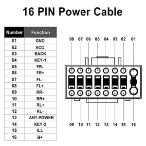 Stereo Harness for New and Old Toyota Low Configuration Power Cable