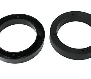 2 Pack Black Plastic 1" Depth Ring Adapter Spacer for 5.25"- 6" Car Speaker USA