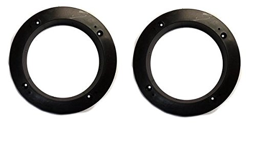 2 Pack Black Plastic 1" Depth Ring Adapter Spacer for 5.25"- 6" Car Speaker USA