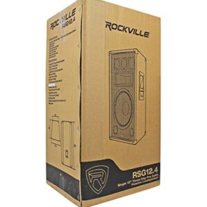 Rockville (2) RSG12.4 12 3-Way 1000 Watt 4-Ohm Passive DJ/Pro Audio PA Speakers