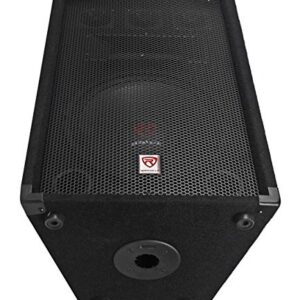 Rockville (2) RSG12.4 12 3-Way 1000 Watt 4-Ohm Passive DJ/Pro Audio PA Speakers