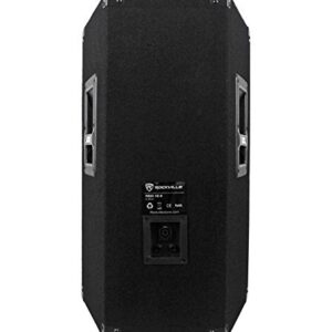 Rockville (2) RSG12.4 12 3-Way 1000 Watt 4-Ohm Passive DJ/Pro Audio PA Speakers