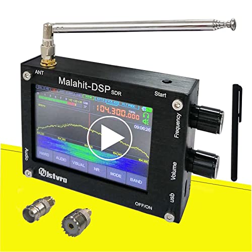 All-New 50KHz-2000MHz 2GHz Malahit DSP SDR Receiver Malachite MDR2000 Registered HAM Nice Sound with 3.5 Inch Touching LCD Screen Spectrum Analyzer