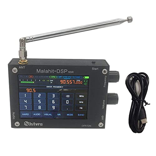 All-New 50KHz-2000MHz 2GHz Malahit DSP SDR Receiver Malachite MDR2000 Registered HAM Nice Sound with 3.5 Inch Touching LCD Screen Spectrum Analyzer