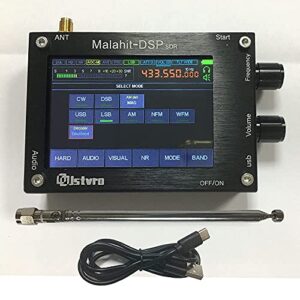 All-New 50KHz-2000MHz 2GHz Malahit DSP SDR Receiver Malachite MDR2000 Registered HAM Nice Sound with 3.5 Inch Touching LCD Screen Spectrum Analyzer