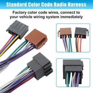 Car Radio Connector Replacement for VW Radio Wiring Harness Adapter in Dash ISO Stereo Power Speaker Wire Cable