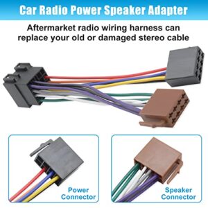 Car Radio Connector Replacement for VW Radio Wiring Harness Adapter in Dash ISO Stereo Power Speaker Wire Cable