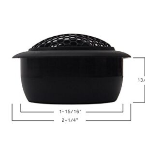 BZRK Audio SQ-T100 1 inch Silk Dome Tweeters for Car Audio (Pair) - 120 Watts Max (Each) - with Bass Blockers and Pods for Flush or Surface Mount