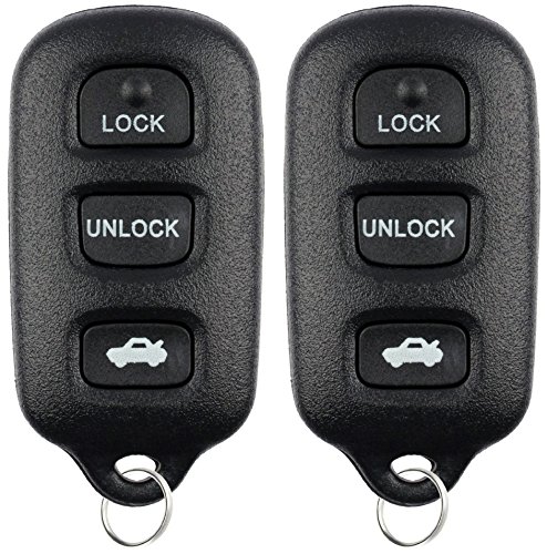 KeylessOption Keyless Entry Remote Control Fob Car Key Replacement for GQ43VT14T (Pack of 2)