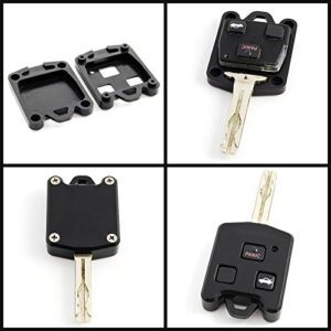 stauber key shell replacement for lexus/no locksmith required using your old key and chip! – black