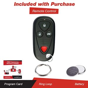 KeylessOption Keyless Entry Remote Control Car Key Fob Replacement for OUCG8D-387H-A