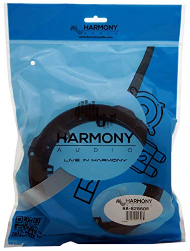 Harmony Audio Compatible with 2013-2019 Ford Fusion Rear Factory Speaker to Aftermarket 6.5" Speaker Adpaters