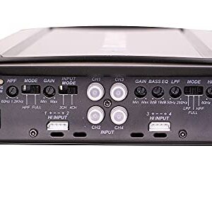 BLAUPUNKT 1600W 4-Channel, Full-Range Amplifier AMP1604, Black