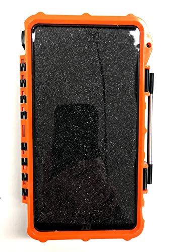 Sgroi Innovations, LLC SafeBox (Orange) - Universal, Waterproof Cell Phone Case. Allows Full Usage of Phone While Protected from The Elements!