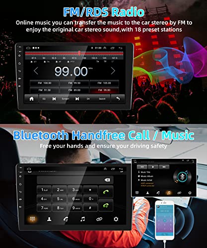 2+32G Android Stereo for Honda Civic 2013 2014 2015 2016 2017 Support Wireless Carplay&Android Auto with 9 inch Touchscreen GPS Navigation Bluetooth USB WiFi FM/RDS Radio Receiver Backup Camera