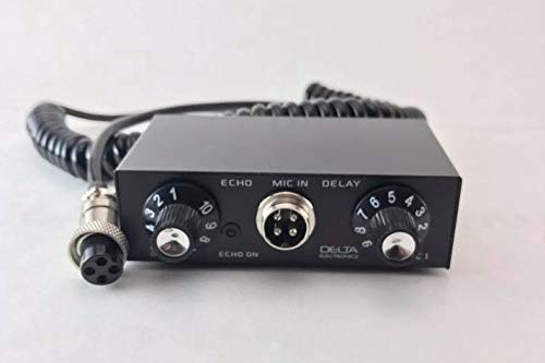 DELTA EC1 Dynamic MIC Amplifier/Echo Chamber w/Roger BEEP 4 pin Cobra CB HAM