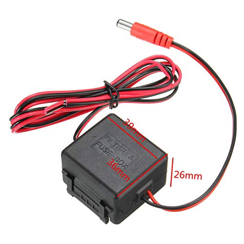 12v Car Power Signal Filter Canbus Reverse Camera Power Rectifier Power Relay Capacitor Filter