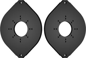 exact fit tweeter/speaker adapter spacer rings for dodge, & jeep – sak077_125-1 pair