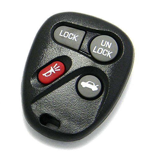 Pair of OEM Electronic 4-Button Key Fob Remotes Compatible With Cadillac Chevrolet Pontiac Saturn (FCC ID: L2C0005T, P/N: 16263074-99)